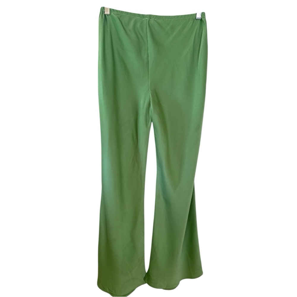 Princess Polly Joshua Green Flare Pants. Size 2 - Picture 6 of 11